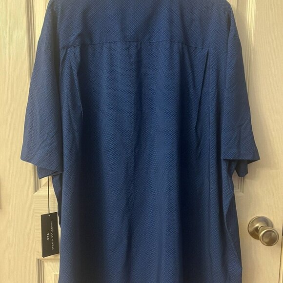Shaquille O’Neil Woven pattern short sleeve men’s collared shirt size‎ 2 XL - Picture 2 of 4